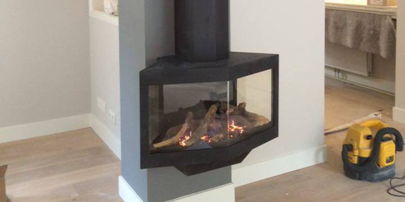 woonkamer modern zwart licht & sprankelend driezijdig gas hangend rechthoekig 