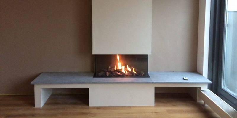 woonkamer modern inbouw rechthoek licht & sprankelend driezijdig gas wit 