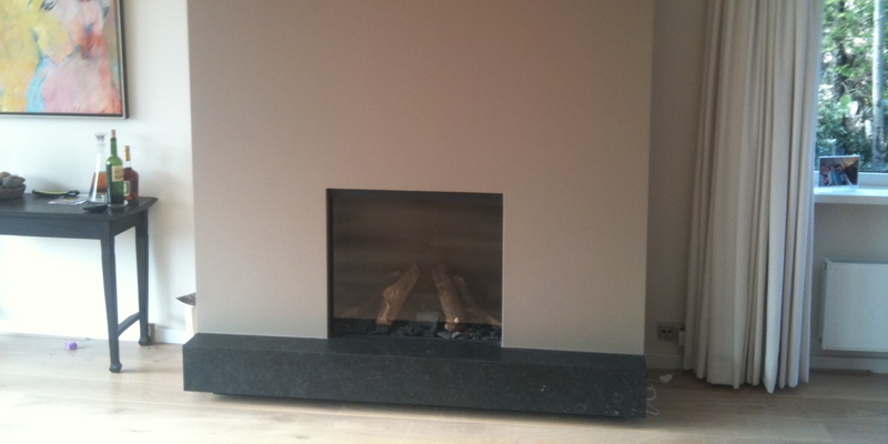 hip & happening woonkamer modern vierkant inbouw front gas wit 