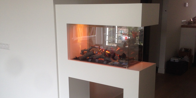 elektrisch hip & happening woonkamer modern inbouw rechthoek driezijdig wit 