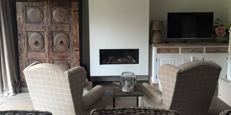 woonkamer stevig & rustiek inbouw front rechthoek gas klassiek wit 
