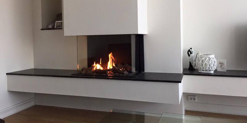 hip & happening woonkamer modern inbouw rechthoek driezijdig gas wit 