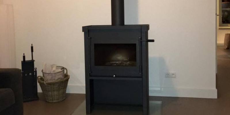 woonkamer stevig & rustiek front zwart rechthoek klassiek vrijstaand hout 