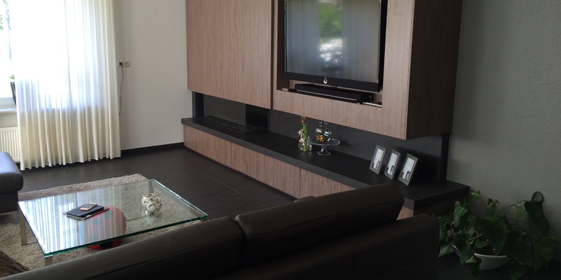 woonkamer modern inbouw rechthoek gas tweezijdig 