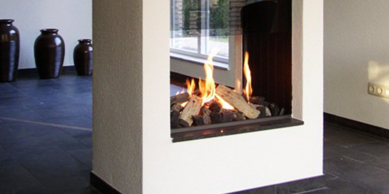 hip & happening woonkamer modern doorkijk inbouw schouw gas wit verticaal 
