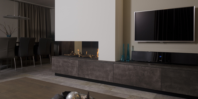 hip & happening woonkamer modern inbouw gas wit tweezijdig rechthoekig 