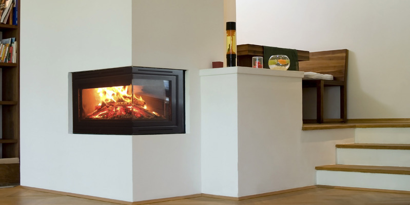 woonkamer modern inbouw schouw licht & sprankelend wit hout rechthoekig hoek 