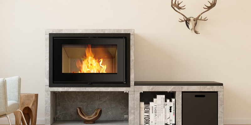 woonkamer modern grijs stevig & rustiek front rechthoek hout inzet 