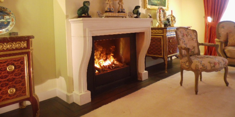 elektrisch woonkamer inbouw front schouw zwart rechthoek klassiek sfeervol & klassiek 