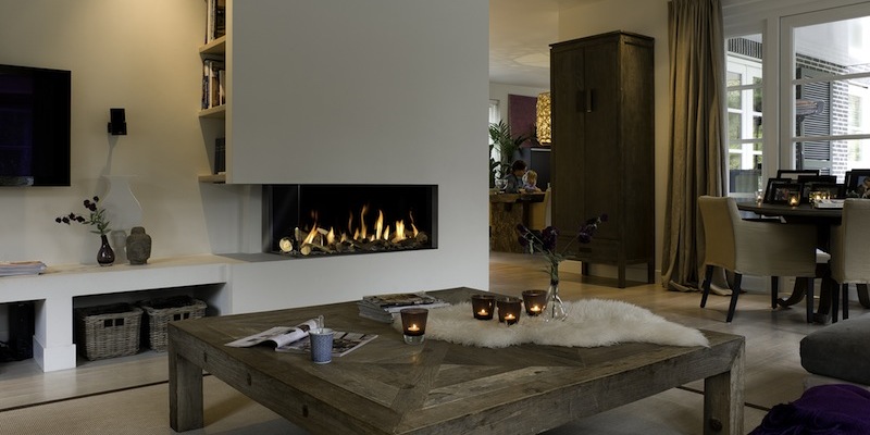 hip & happening woonkamer modern inbouw gas wit tweezijdig rechthoekig 
