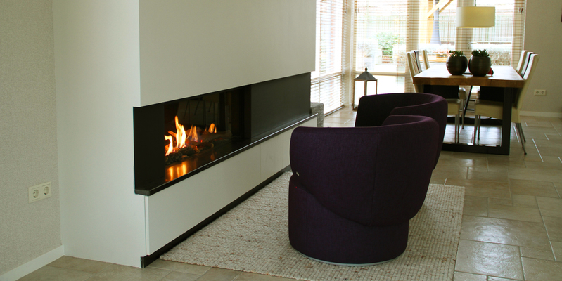 hip & happening woonkamer modern inbouw front schouw gas wit verticaal 