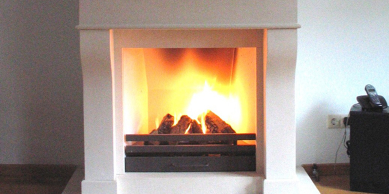 hip & happening woonkamer modern vierkant inbouw front schouw gas wit 