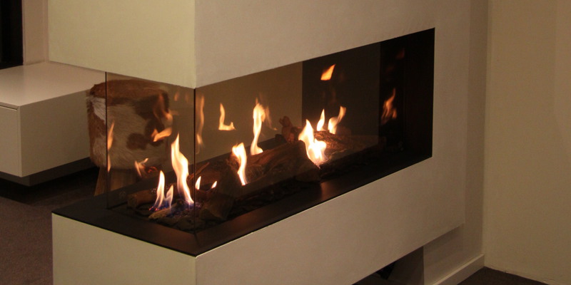 hip & happening woonkamer modern doorkijk inbouw rechthoek gas wit 