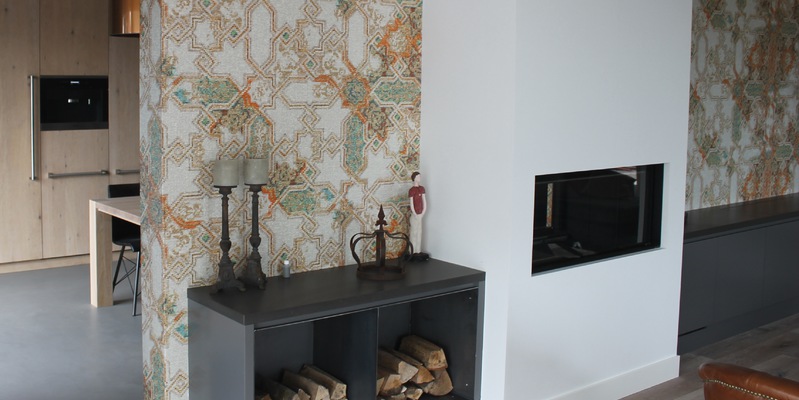 woonkamer modern inbouw front zwart rechthoek gas sfeervol & klassiek 