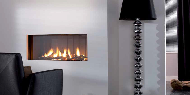 woonkamer modern inbouw front zwart rechthoek licht & sprankelend gas 