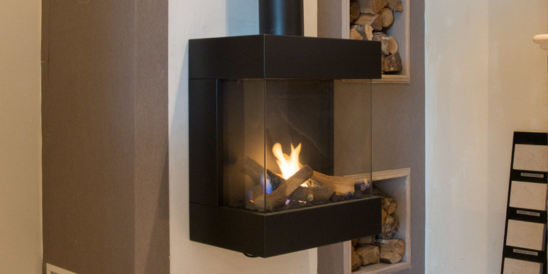 hip & happening woonkamer modern zwart driezijdig gas hangend rechthoekig 