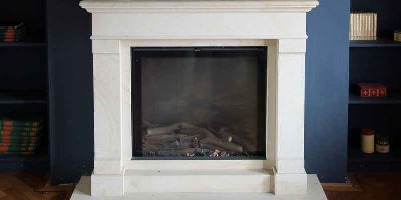 hip & happening woonkamer modern inbouw front schouw gas wit vierhoek 