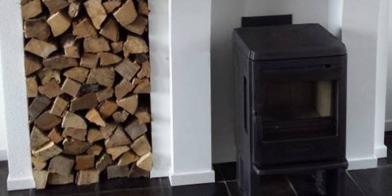 hip & happening woonkamer modern vierkant front zwart vrijstaand hout 