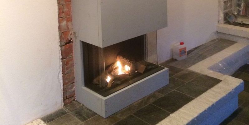 hip & happening woonkamer modern grijs inbouw schouw rechthoek driezijdig gas 