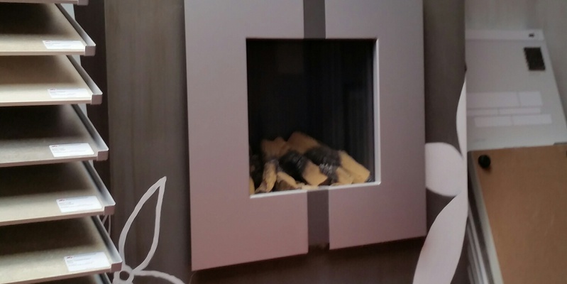 hip & happening woonkamer modern grijs vierkant inbouw front gas 