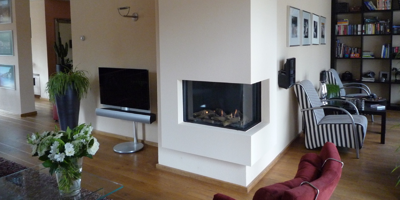 hip & happening woonkamer modern inbouw gas wit tweezijdig rechthoekig 