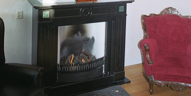 woonkamer stevig & rustiek inbouw front schouw zwart rechthoek gas klassiek 