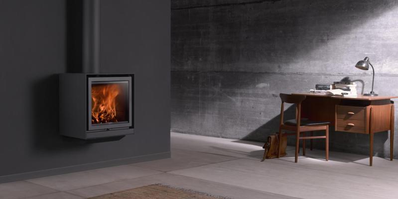 woonkamer modern stevig & rustiek front rechthoek hangend hout donkergrijs 