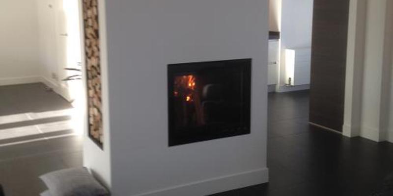 hip & happening woonkamer modern inbouw front zwart rechthoek hout 