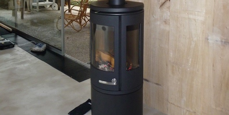 woonkamer modern grijs stevig & rustiek driezijdig vrijstaand rond hout 