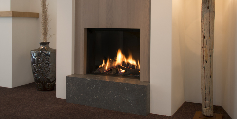 hip & happening woonkamer modern inbouw front schouw rechthoek gas houtlook 