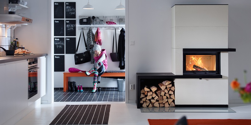 hip & happening woonkamer modern inbouw front rechthoek hout emaille 