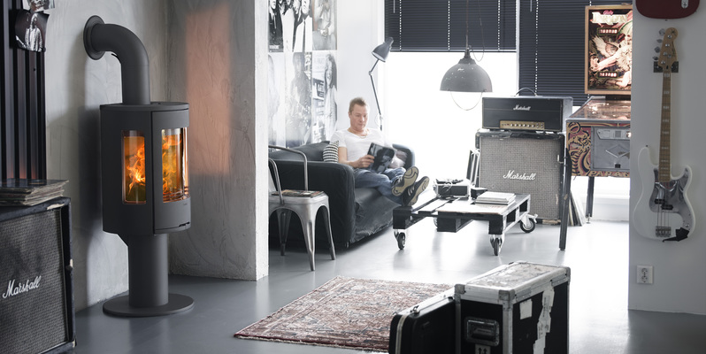 woonkamer modern stevig & rustiek driezijdig vrijstaand hout afgerond donkergrijs 