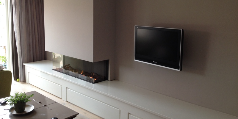 hip & happening woonkamer modern inbouw driezijdig gas wit rechthoekig 