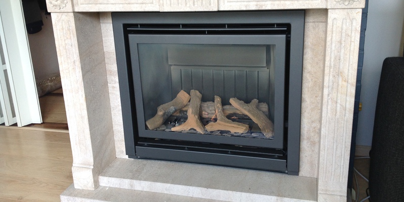 woonkamer front schouw rechthoek gas klassiek sfeervol & klassiek creme inzet 