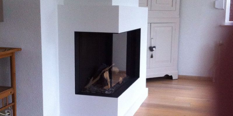 woonkamer modern inbouw schouw zwart licht & sprankelend gas rechthoekig hoek 