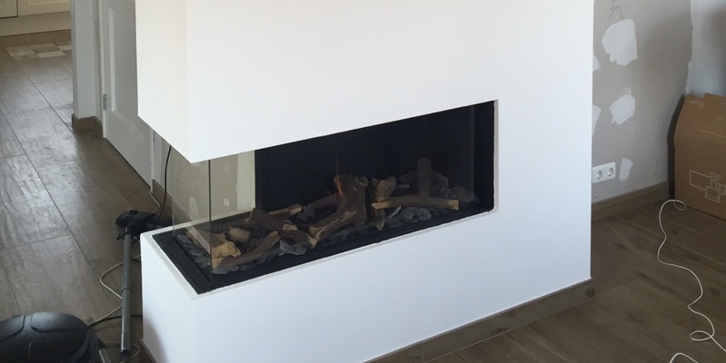 woonkamer modern inbouw rechthoek licht & sprankelend driezijdig gas wit 