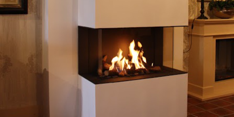 hip & happening woonkamer modern inbouw driezijdig gas wit rechthoekig 