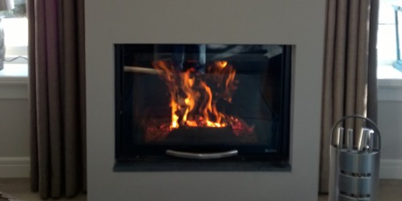 hip & happening woonkamer modern grijs inbouw front rechthoek hout inbouw met liftdeur 