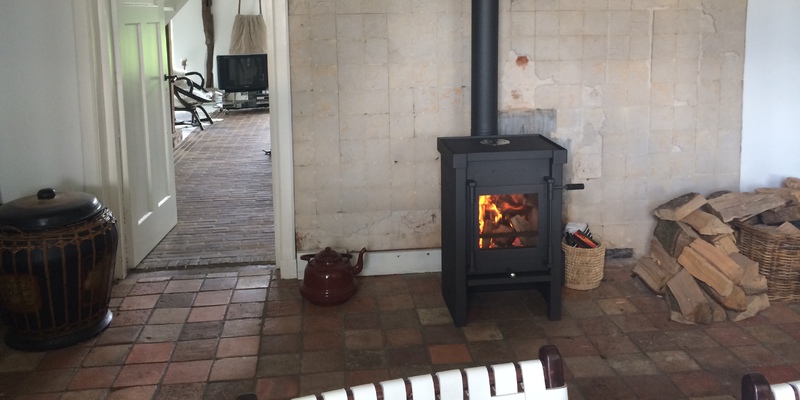 vierkant stevig & rustiek front klassiek keuken vrijstaand hout antraciet 