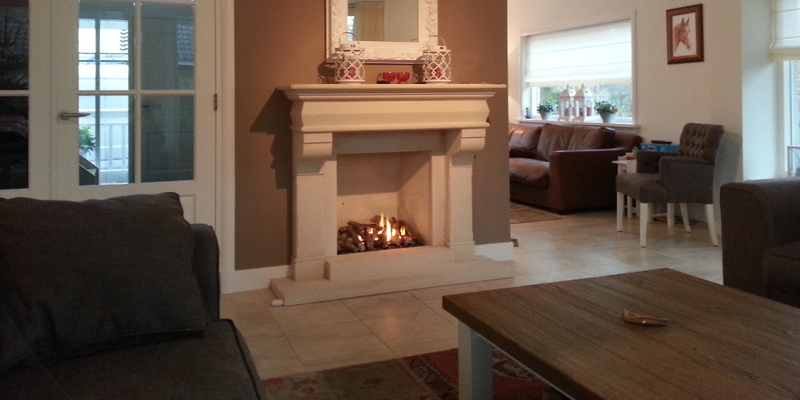 woonkamer inbouw front schouw rechthoek gas klassiek wit sfeervol & klassiek 