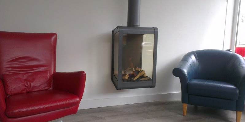 hip & happening woonkamer modern grijs driezijdig gas hangend rechthoekig 