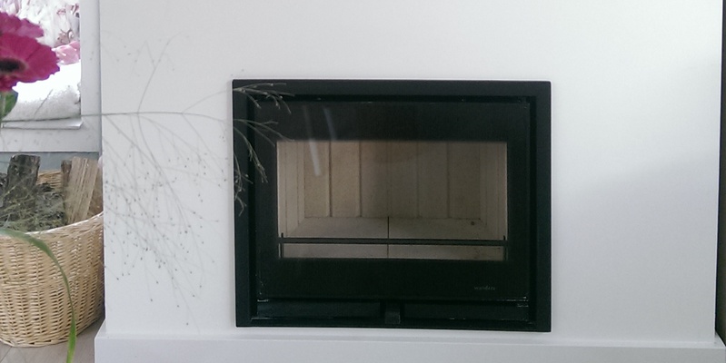 hip & happening woonkamer modern front zwart rechthoek hout inzet 