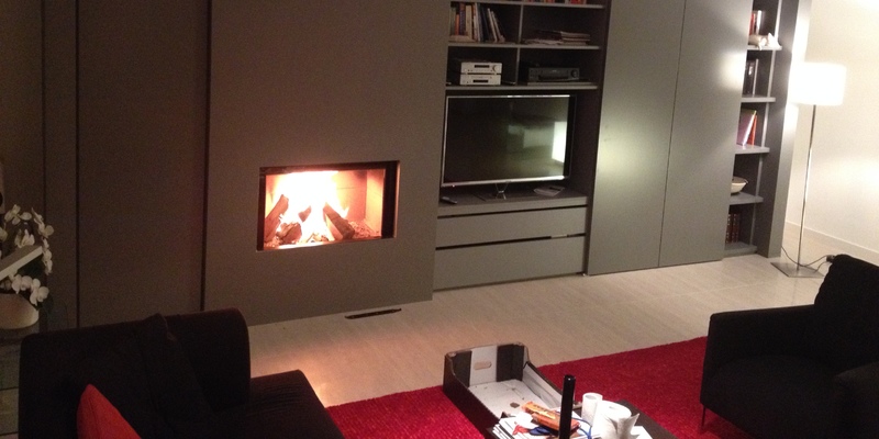 hip & happening woonkamer modern inbouw front rechthoek hout zilvergrijs 