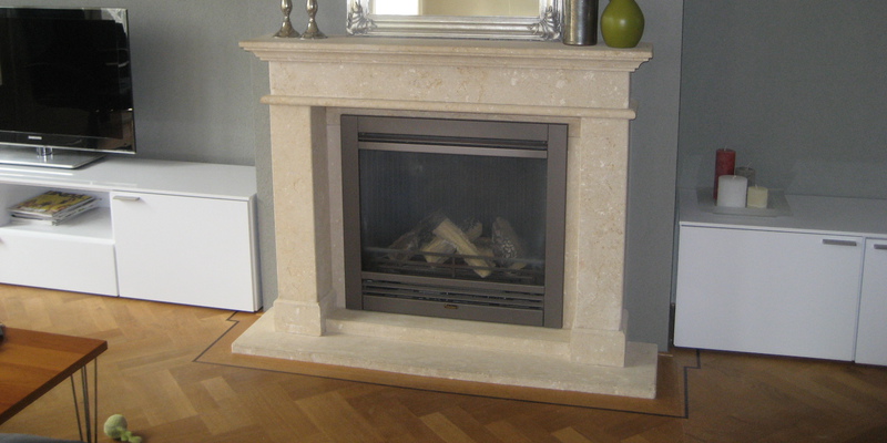 woonkamer vierkant inbouw front schouw gas klassiek sfeervol & klassiek beige 