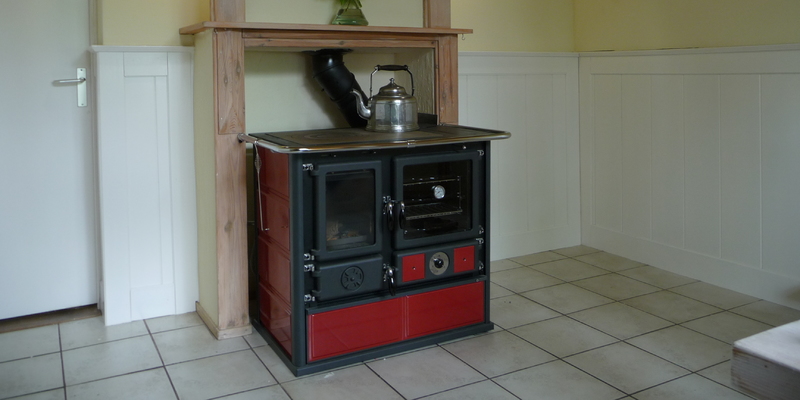 front schouw rechthoek klassiek keuken sfeervol & klassiek vrijstaand hout rood 