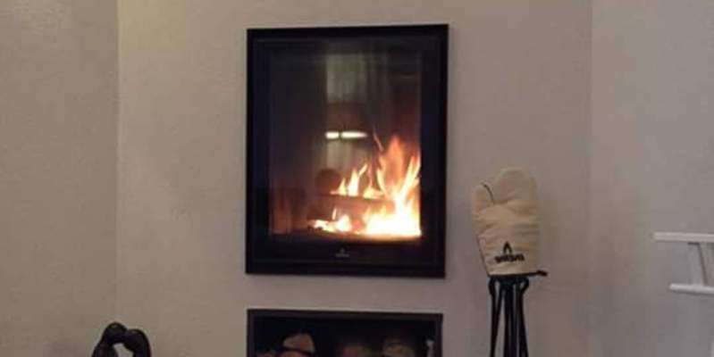 hip & happening woonkamer modern inbouw front rechthoek hout zwart wit 