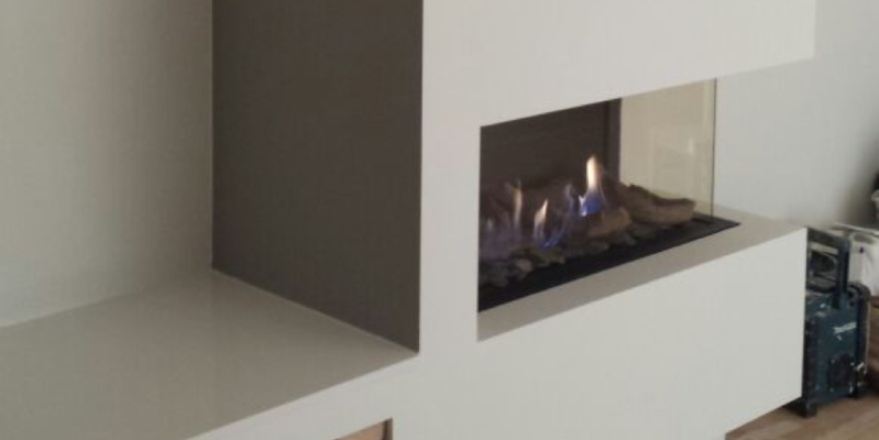 hip & happening woonkamer modern inbouw gas wit tweezijdig rechthoekig 