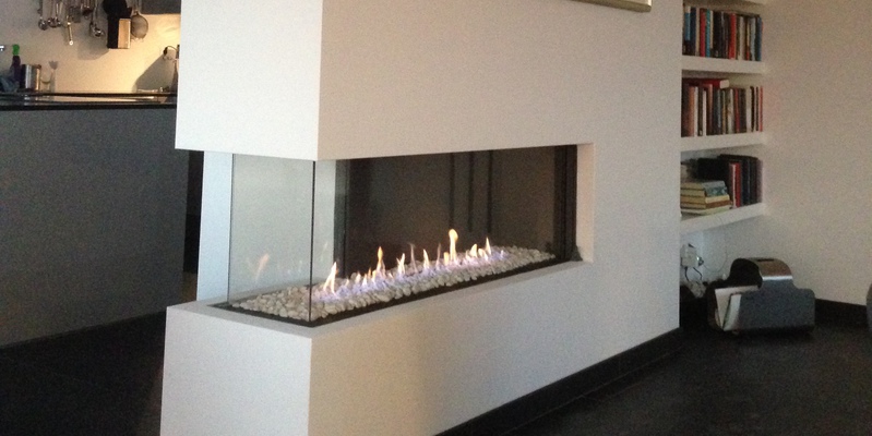 woonkamer modern inbouw licht & sprankelend driezijdig gas wit rechthoekig 