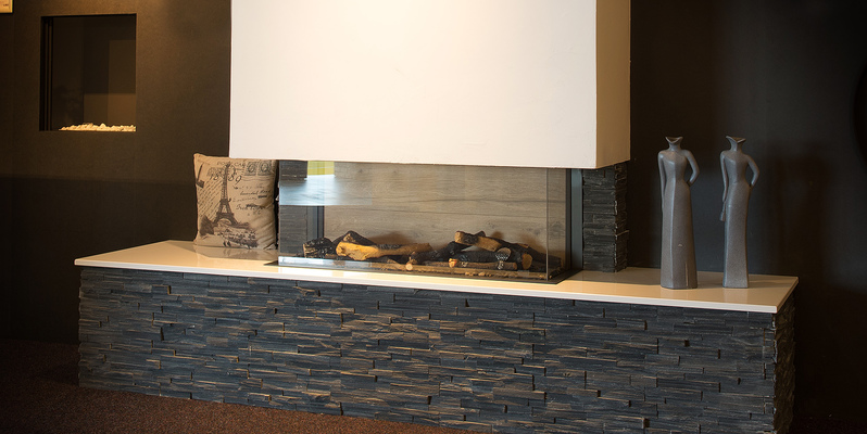 hip & happening woonkamer modern inbouw driezijdig gas rechthoekig creme 