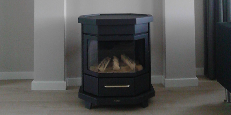 woonkamer front schouw zwart gas klassiek sfeervol & klassiek vrijstaand hoekig 